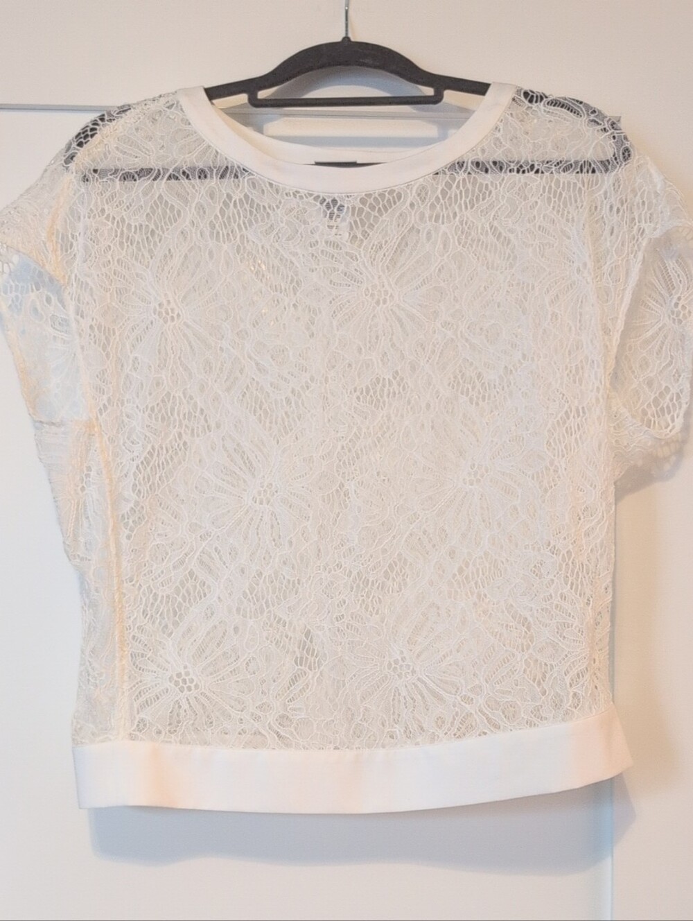 CAbi Sheer Lace Blouse